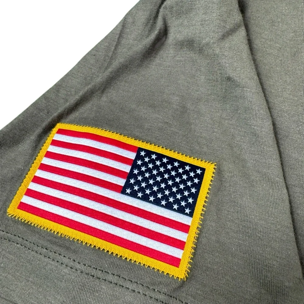 NWT Nike Air Force Falcons Military Pack T-Shirt Olive Green/Black Mens XL USA - Picture 6 of 10